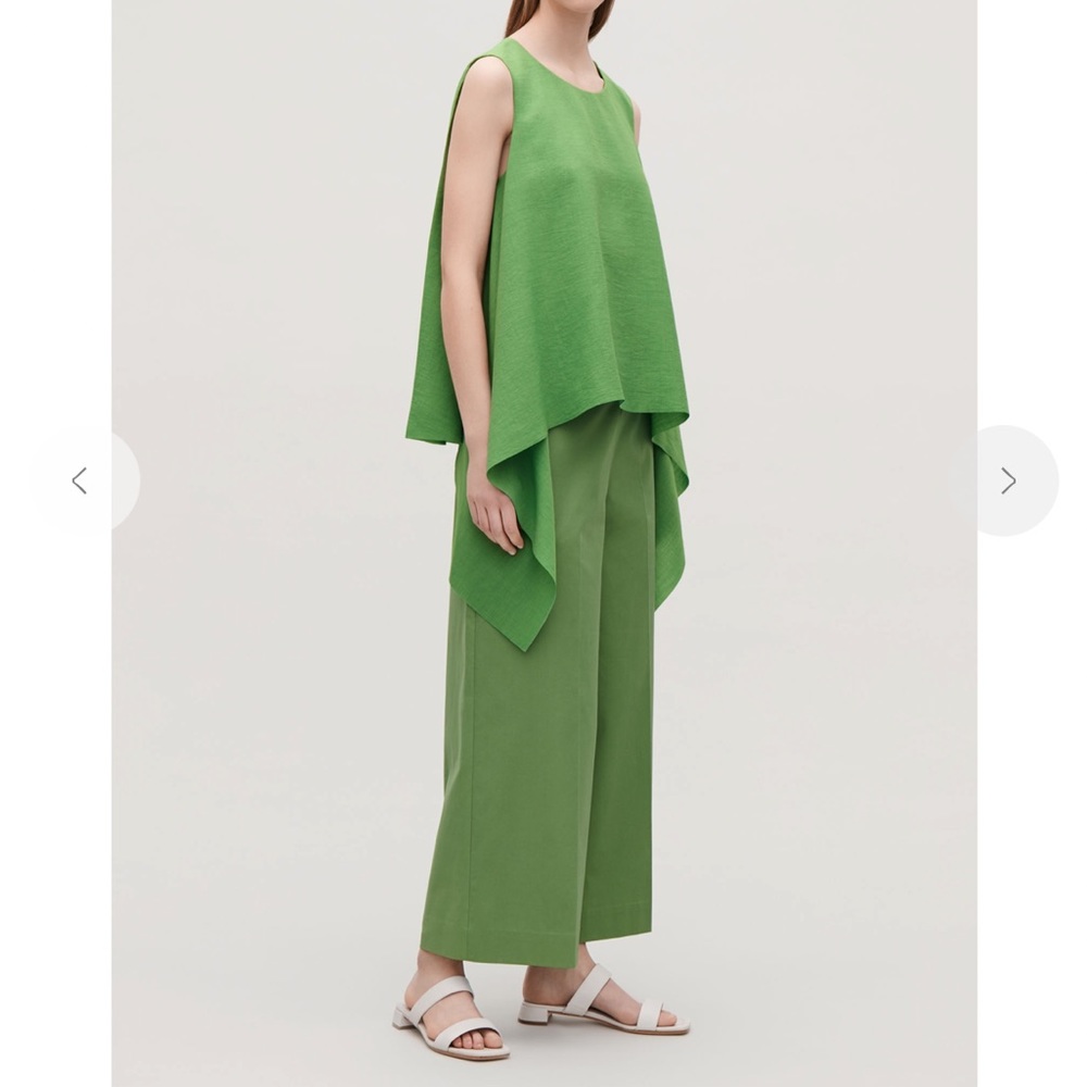 Cos layered drape top size 6